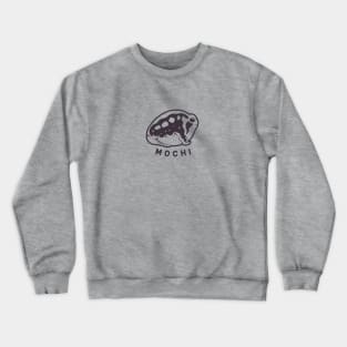 Minimal design of a Common rain frog as mochi cake Crewneck Sweatshirt